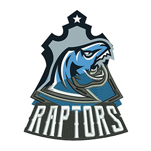 Stickprogramm Blue Raptors Logo