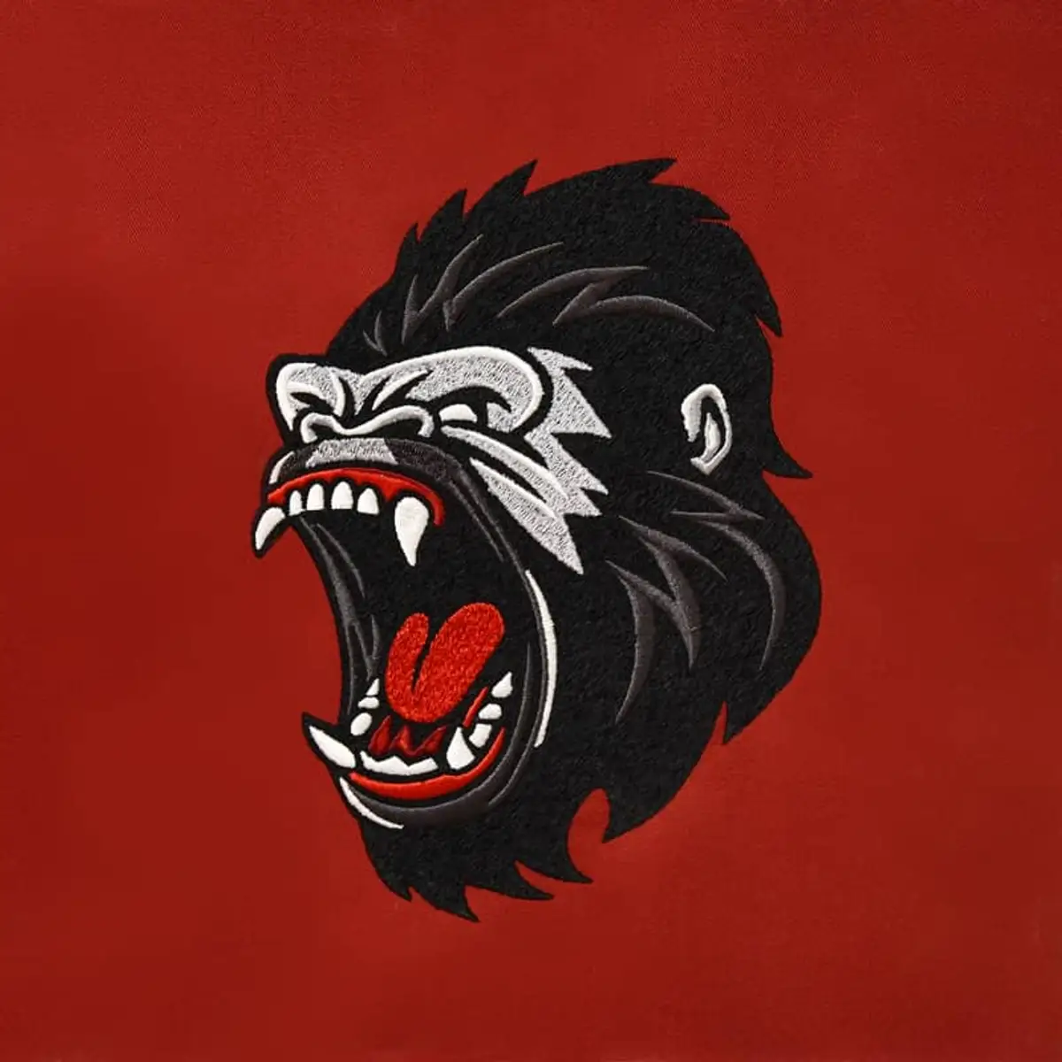 Brüllender Gorillakopf Stick – Seitenansicht Bild 3