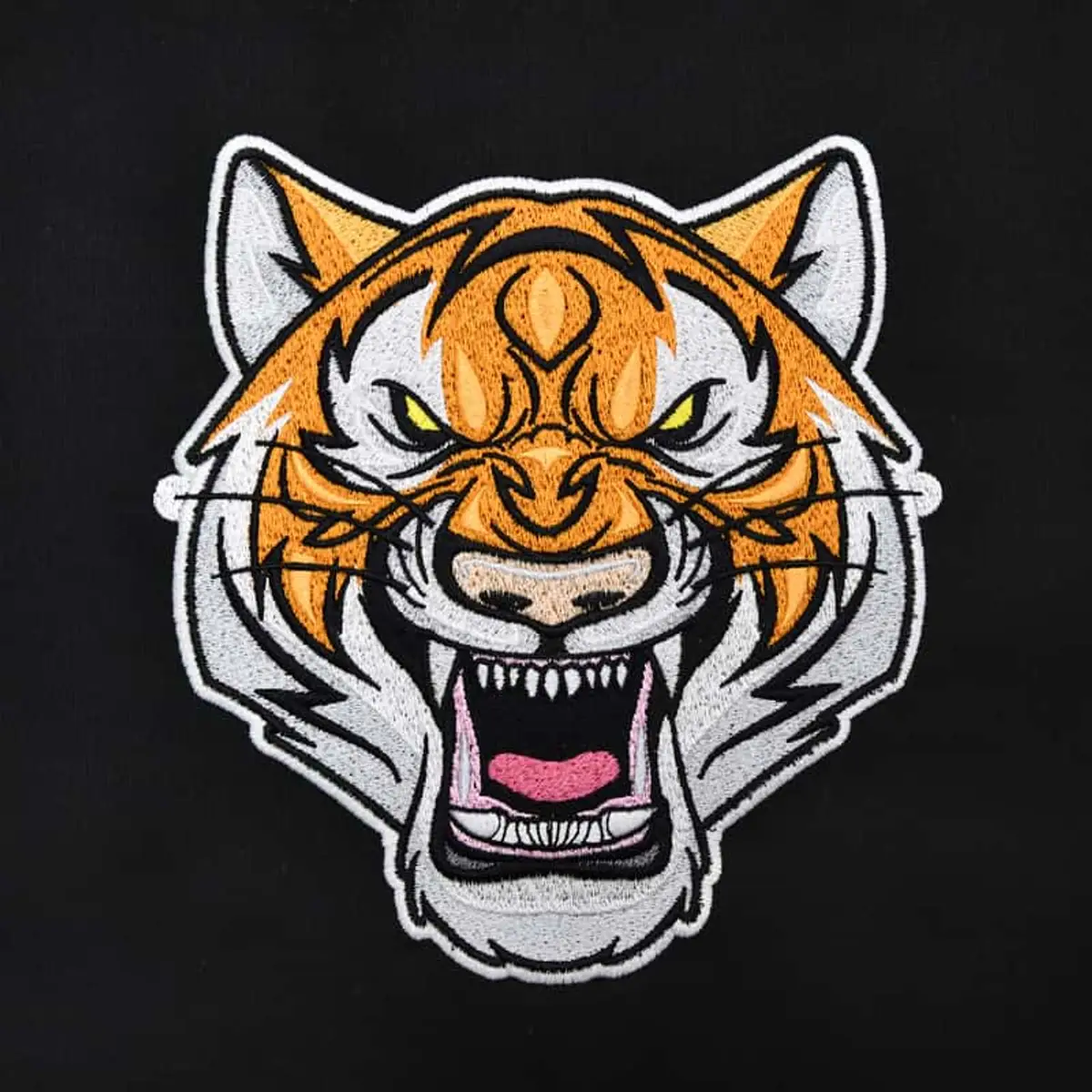 Brüllender Tigerkopf Stick – Frontansicht Bild 3