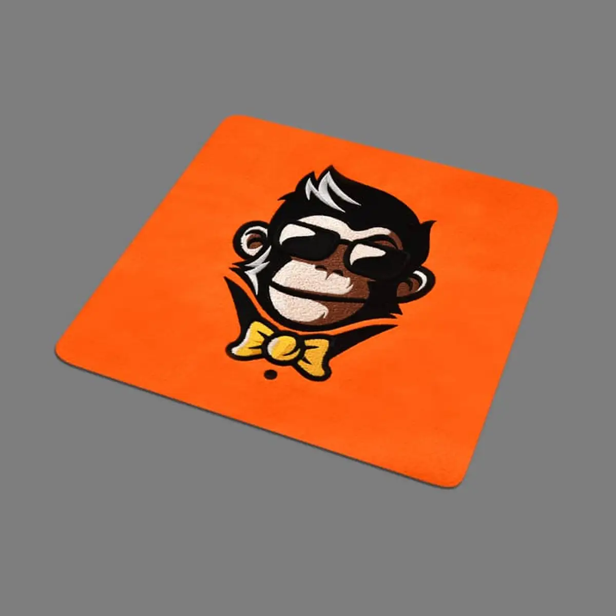 Cooler Affenkopf mit Sonnenbrille & Fliege Stick – Bild 2