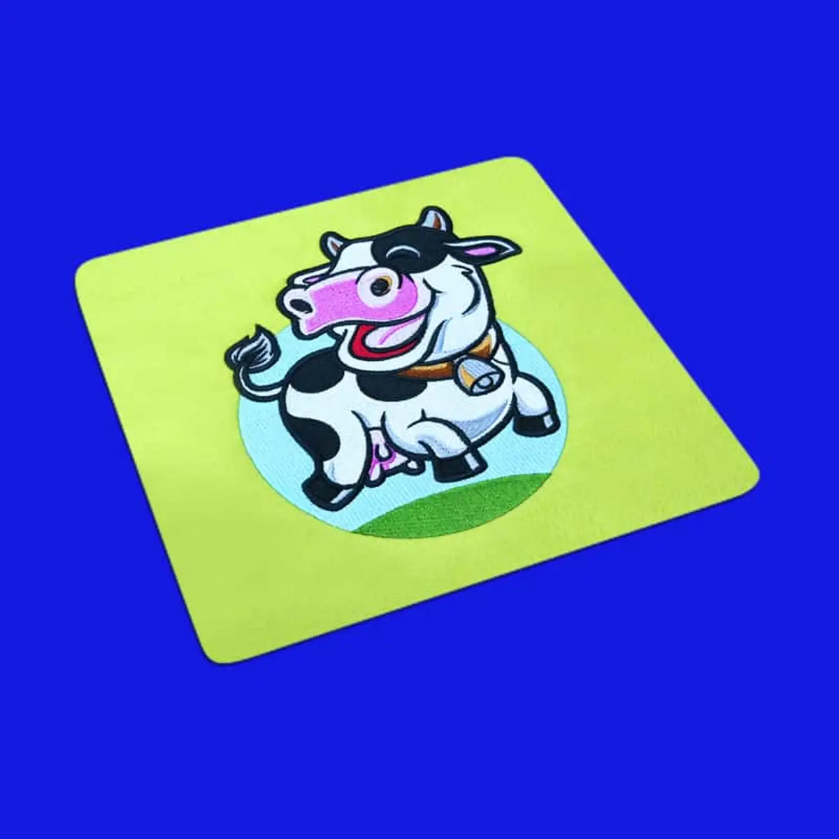 Fröhliche Kuh Kindermotiv Stick – Bild 1