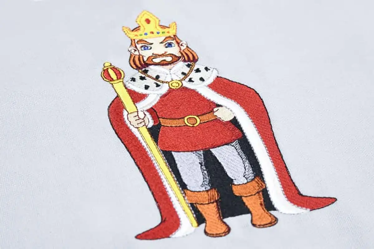 König Kindermotiv Stick – Bild 4