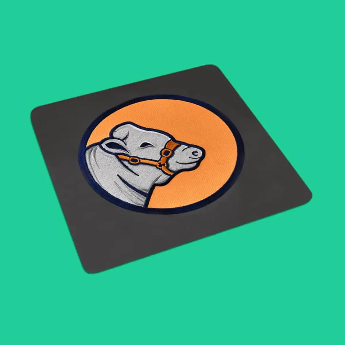 Kopf Kuh Seitenansicht Stick – Bild 2