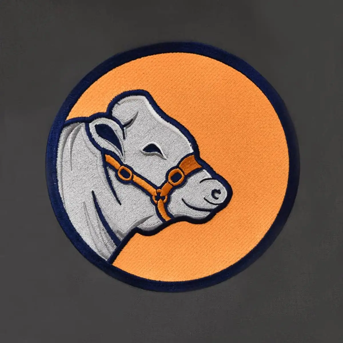 Kopf Kuh Seitenansicht Stick – Bild 3