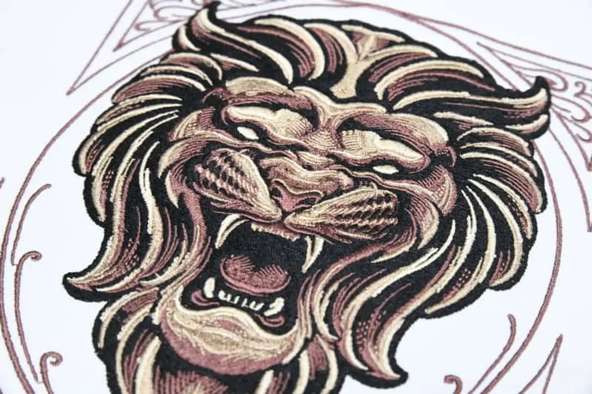 Löwenkopf Karte Stick – Bild 5