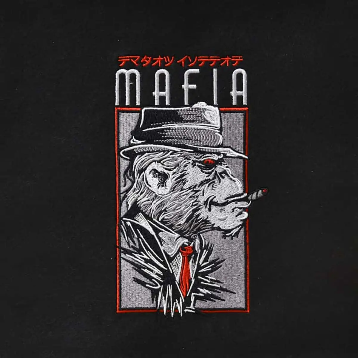 Mafia Logo Affenkopf Seitenansicht Stick – Bild 3