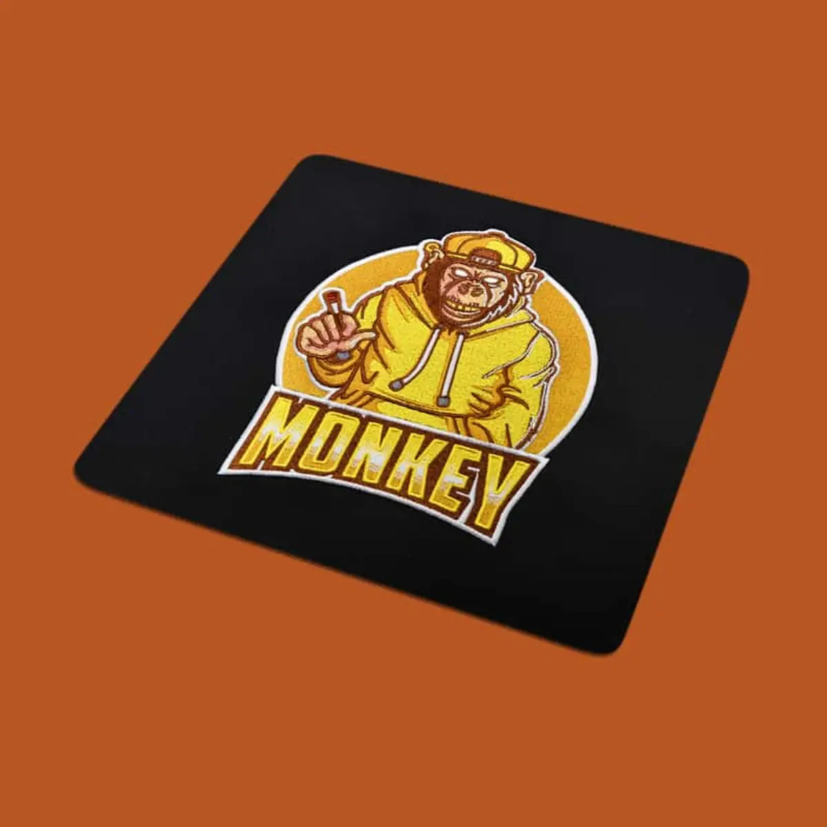 Monkey Logo rauchender Affe gelb Stick – Bild 2