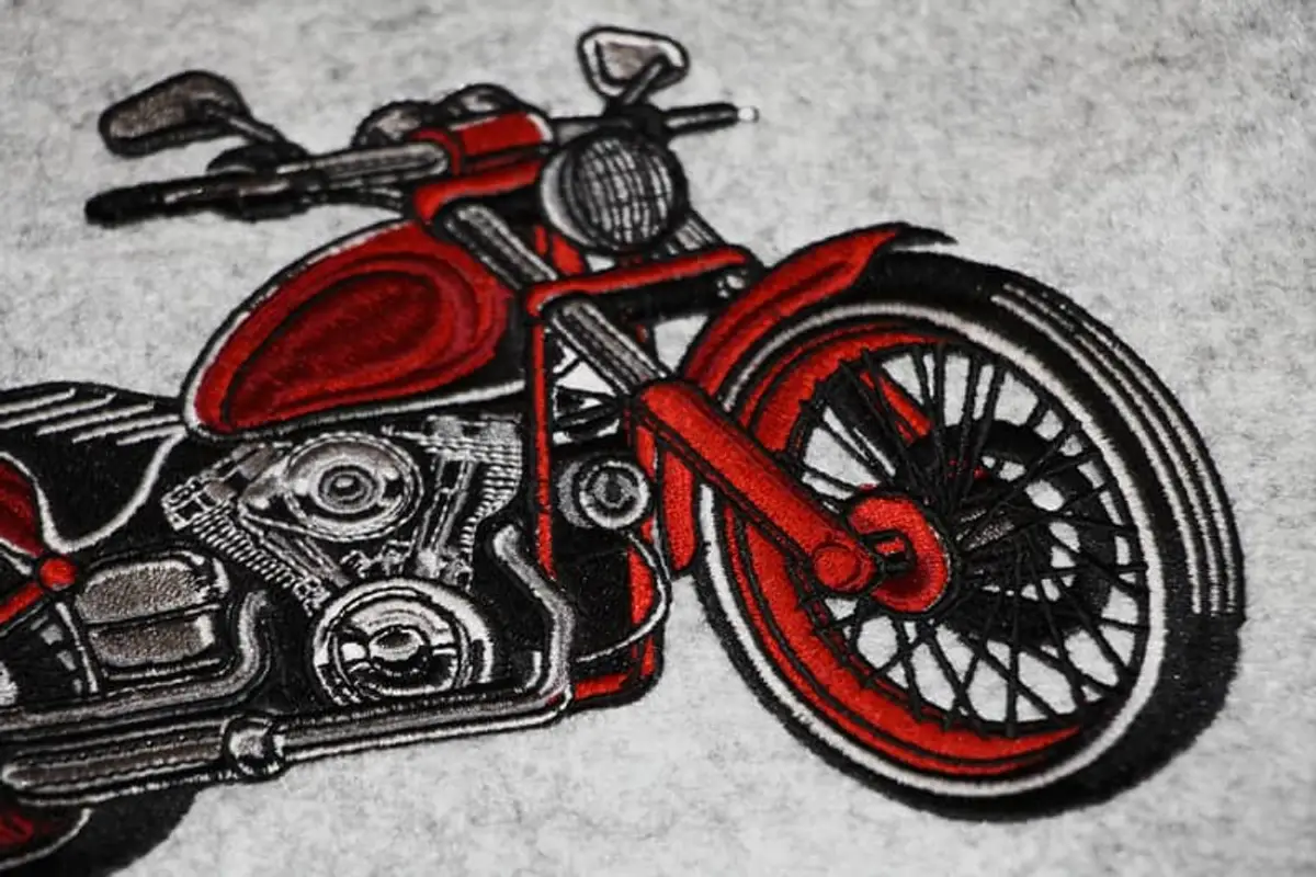 Rotes Motorrad Stick – Bild 5