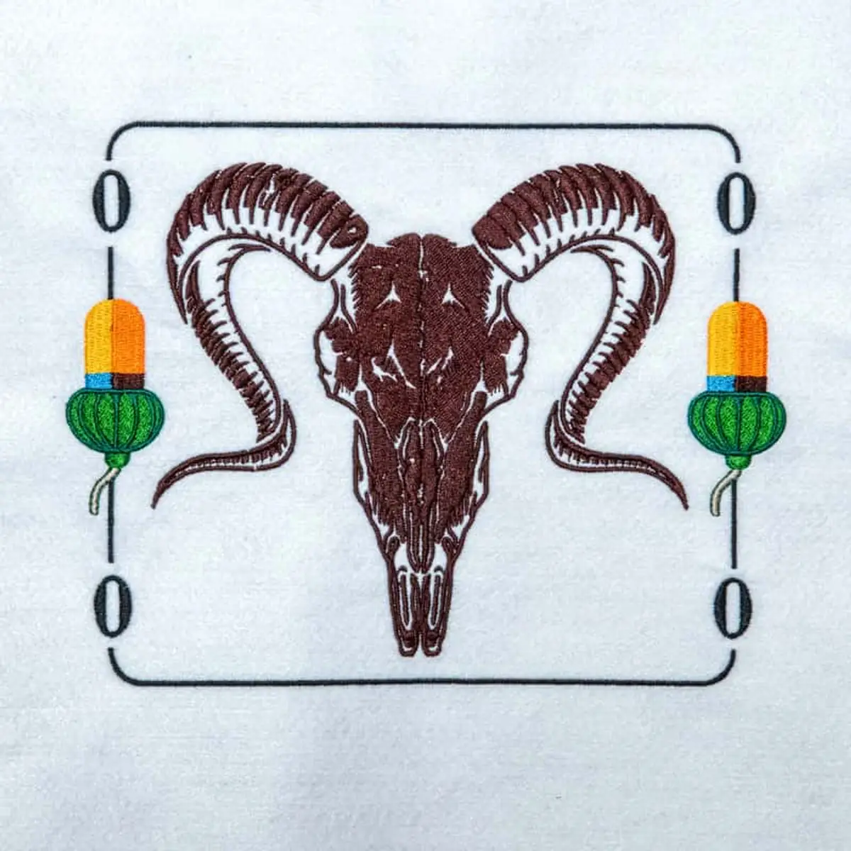 Schafkopf Eichel Ober Hirsch Skull Stick – Bild 3