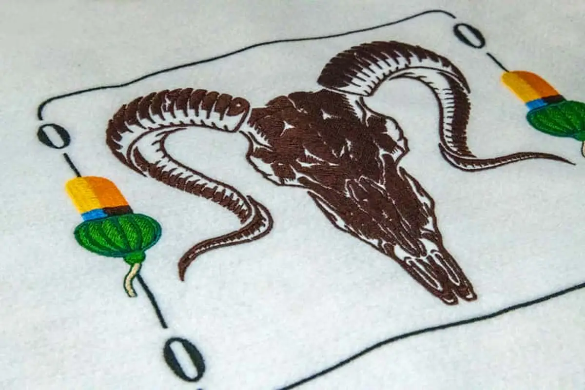 Schafkopf Eichel Ober Hirsch Skull Stick – Bild 4