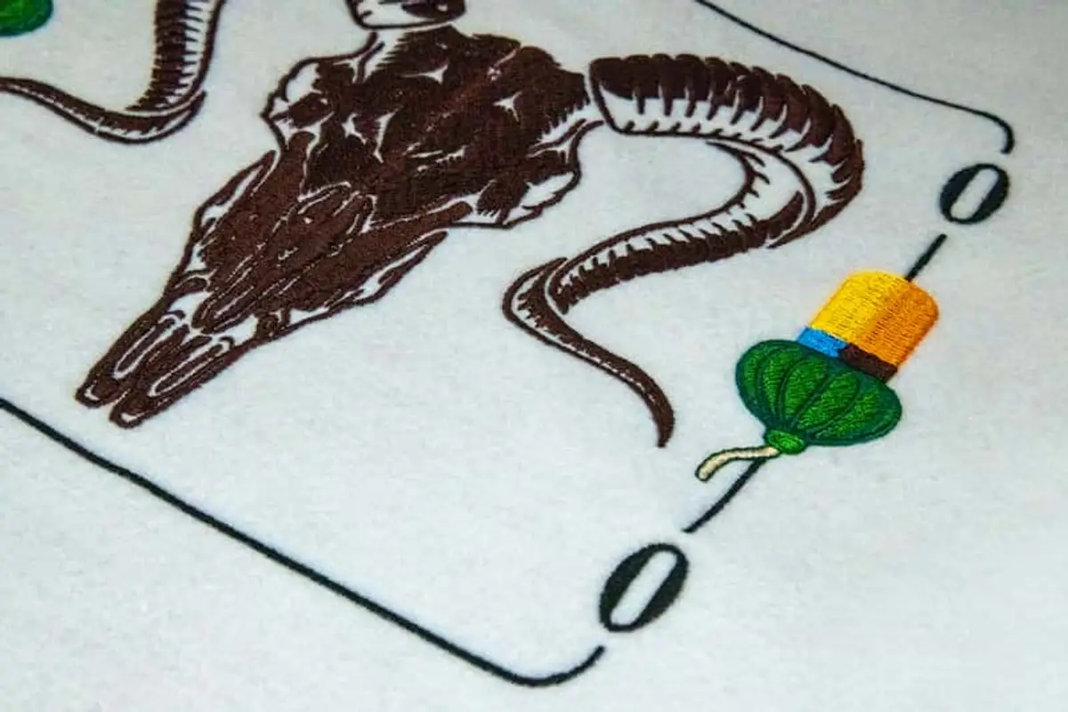 Schafkopf Eichel Ober Hirsch Skull Stick – Bild 5