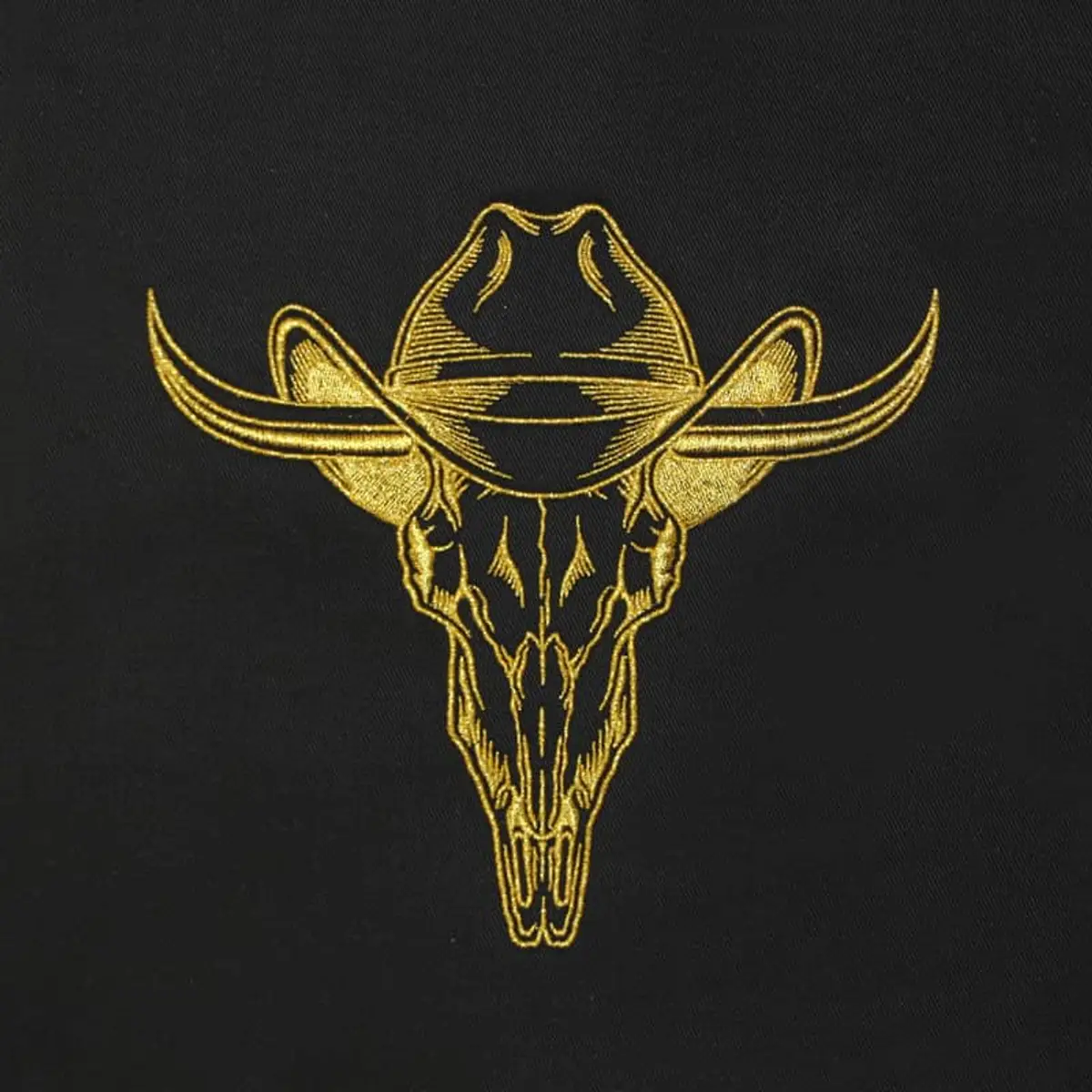 Skull Stier mit Cowboyhut Stick – Bild 3