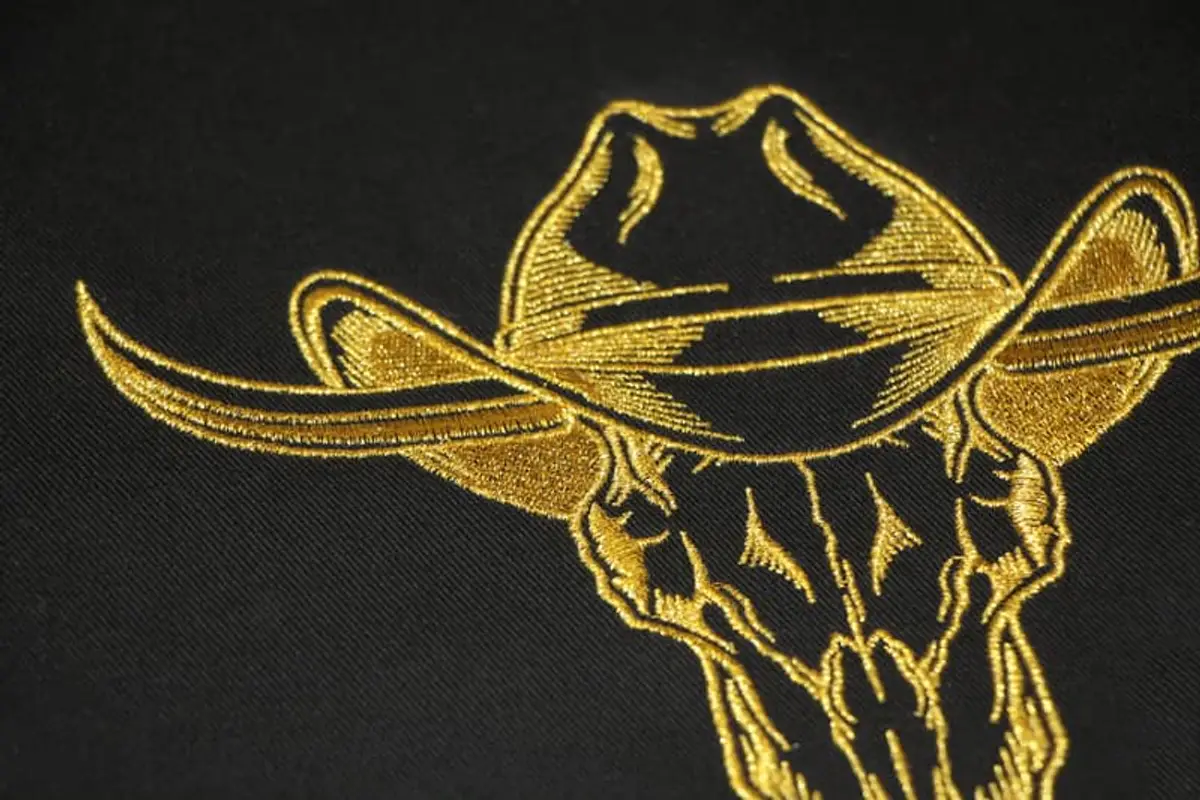 Skull Stier mit Cowboyhut Stick – Bild 4