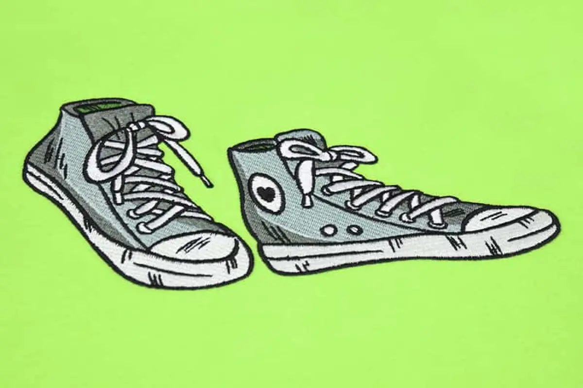 Sneaker hellblau Stick – Bild 4