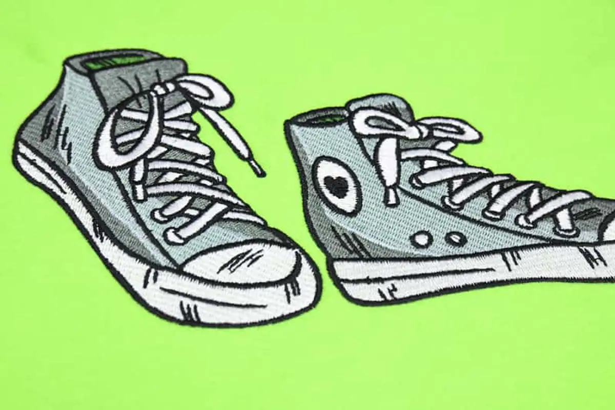 Sneaker hellblau Stick – Bild 5