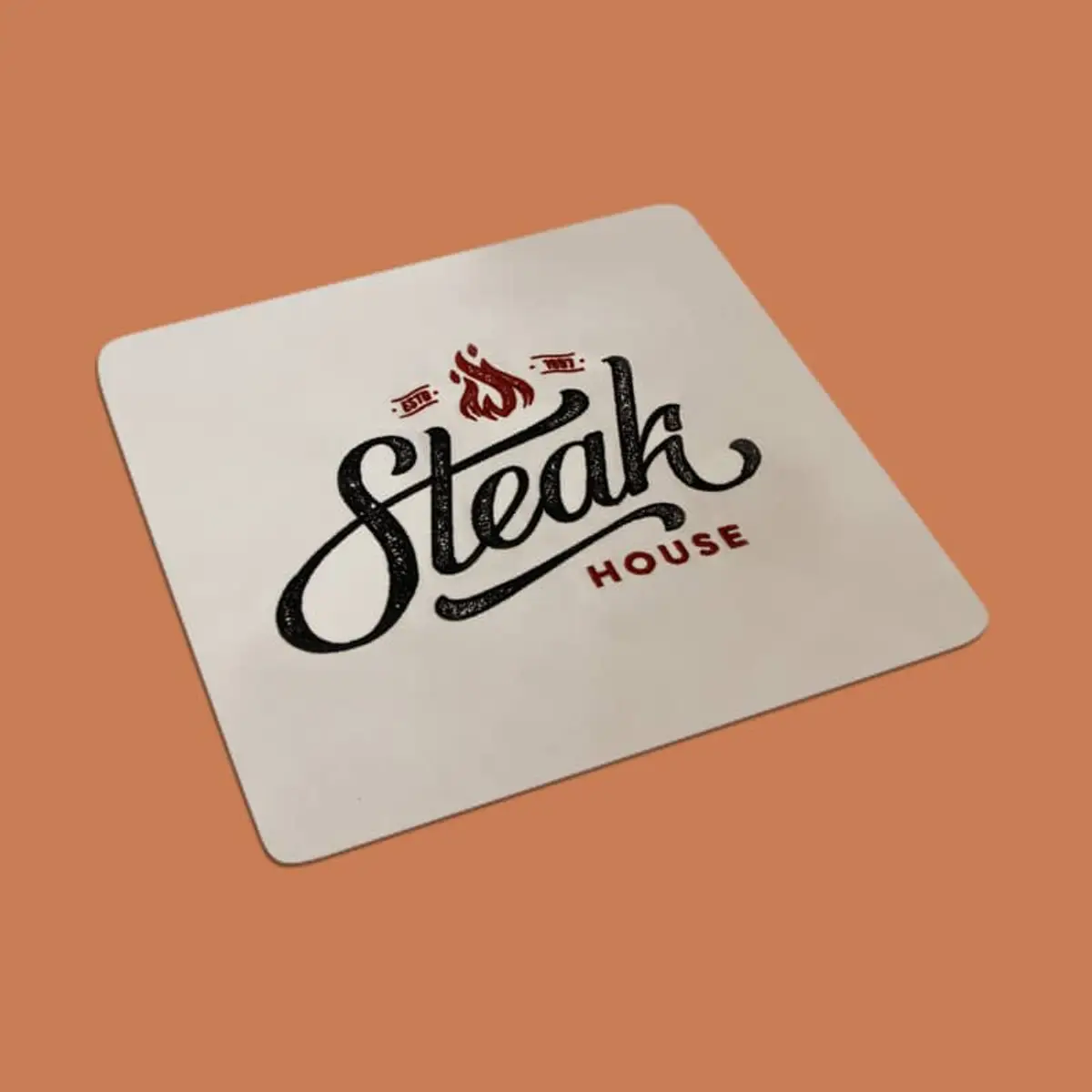 Steakhouse Logo Schriftzug Flamme Stick – Bild 1
