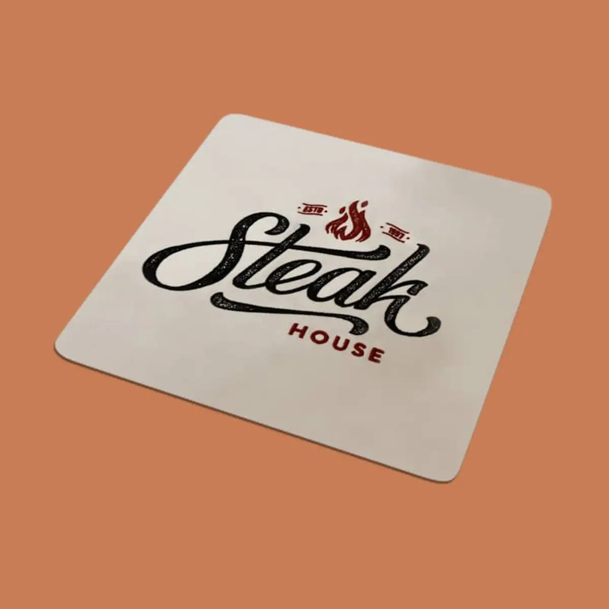 Steakhouse Logo Schriftzug Flamme Stick – Bild 2