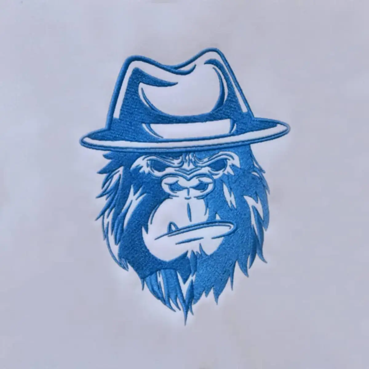 Umriss Gorillakopf mit Hut Stick – Bild 3