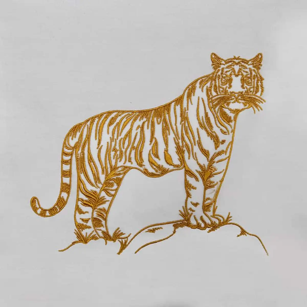 Umriss Tiger Seitenansicht Stick – Bild 3