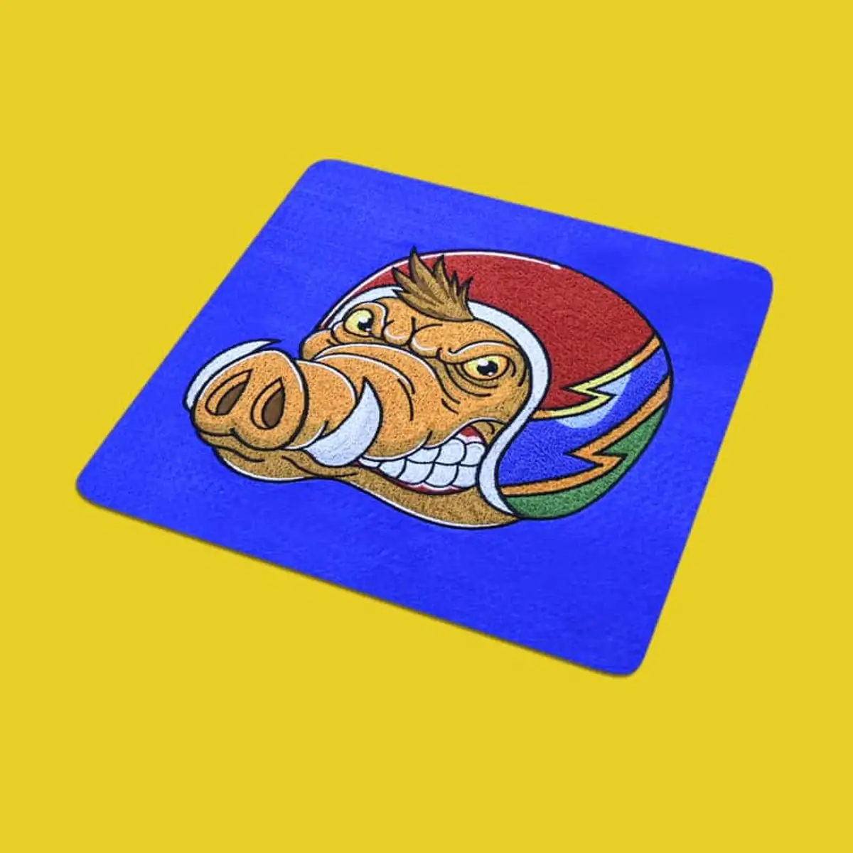 Wildschweinkopf mit Helm Stick – Bild 2