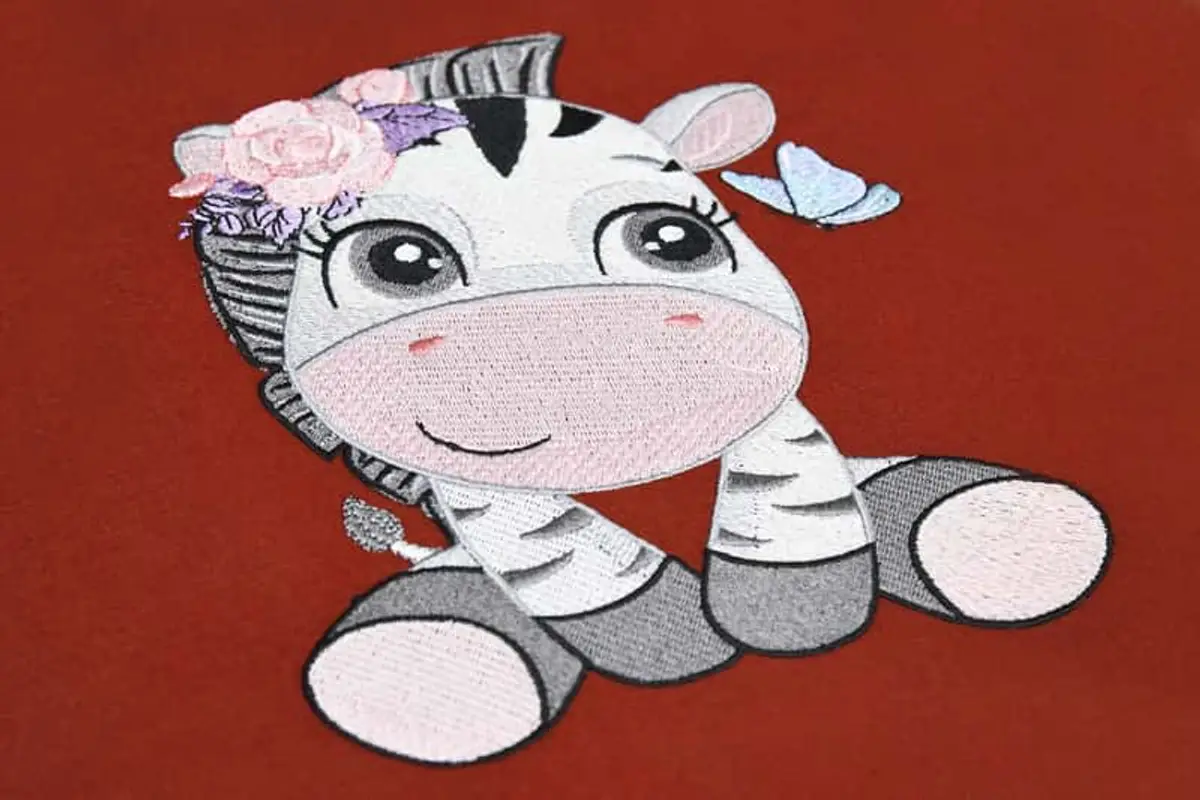 Zebra Kindermotiv Stick – Bild 4