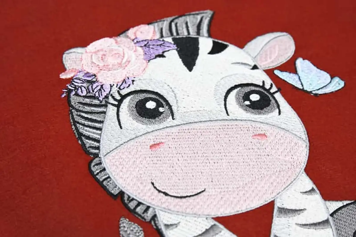 Zebra Kindermotiv Stick – Bild 5