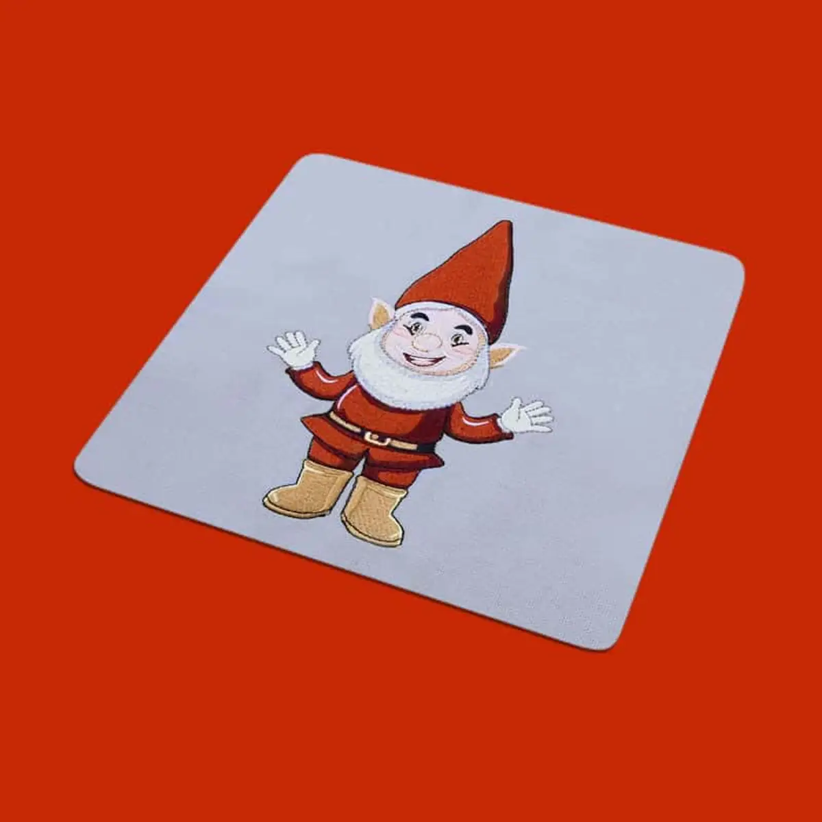 Zwerg rot Kindermotiv Stick – Bild 2