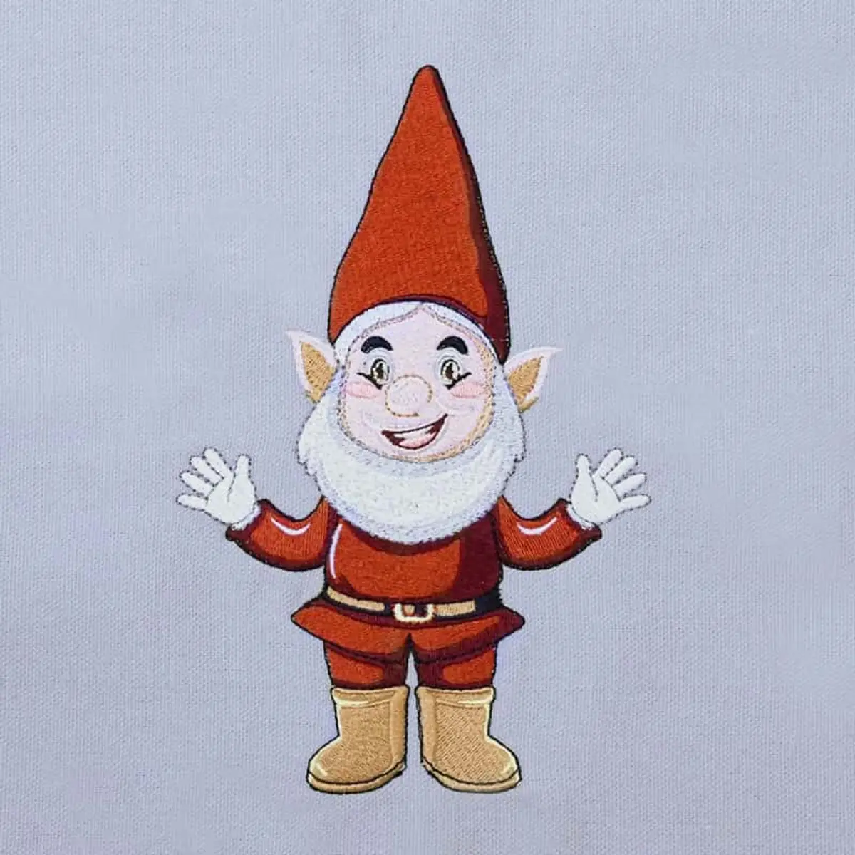 Zwerg rot Kindermotiv Stick – Bild 3