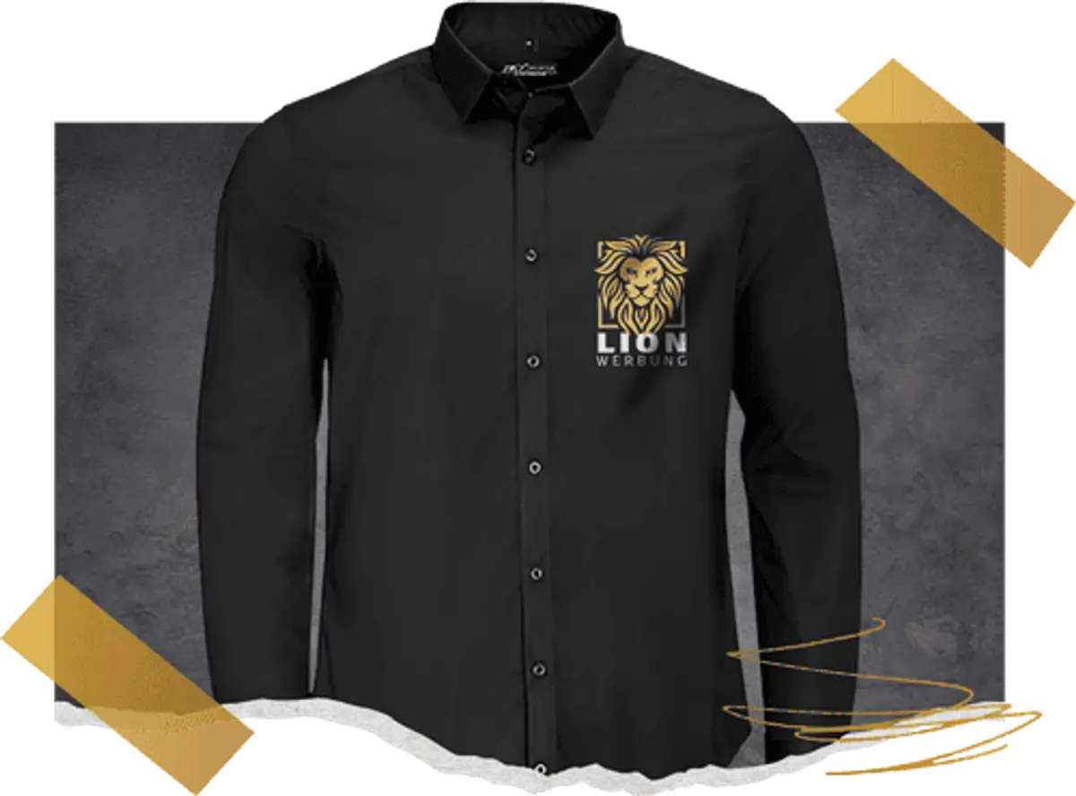 Bedruckte Hemden von Lion Werbe GmbH aus Prutting – individuell gestaltet für Unternehmen und Teams.