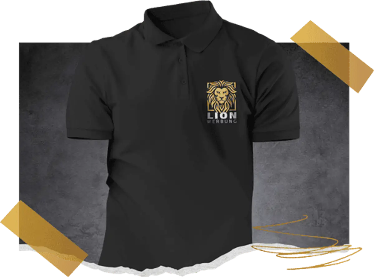 Polo-Shirts mit individuellem Druck von Lion Werbe GmbH – optimal für Firmenkleidung und Promotion.