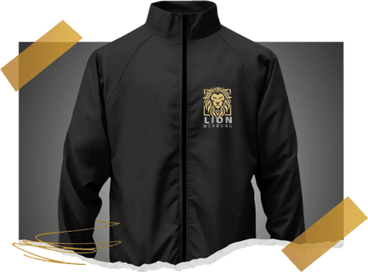 Jacken mit personalisierter Stickerei von Lion Werbe GmbH, perfekt für Vereine und Teams.