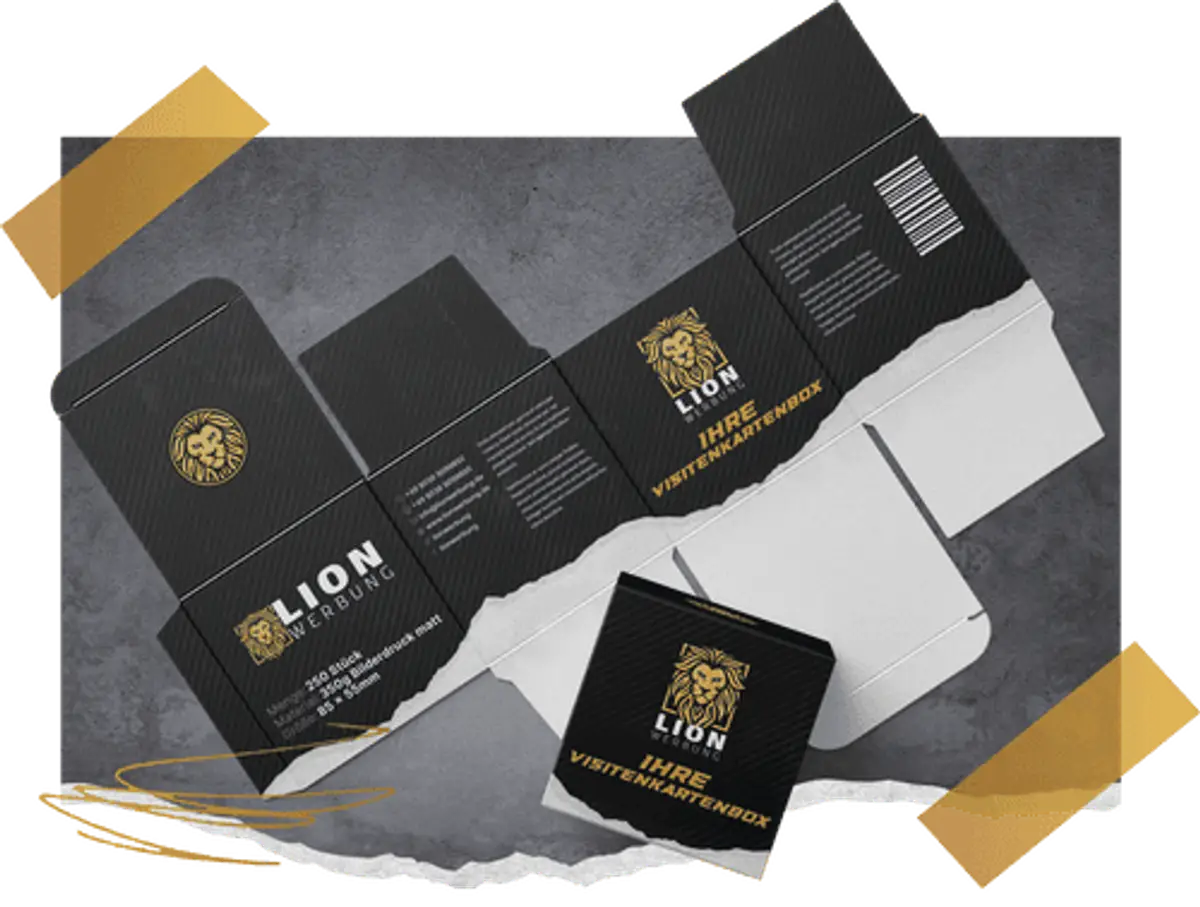 Verpackungsdesign kreativ & individuell | Lion Werbe GmbH