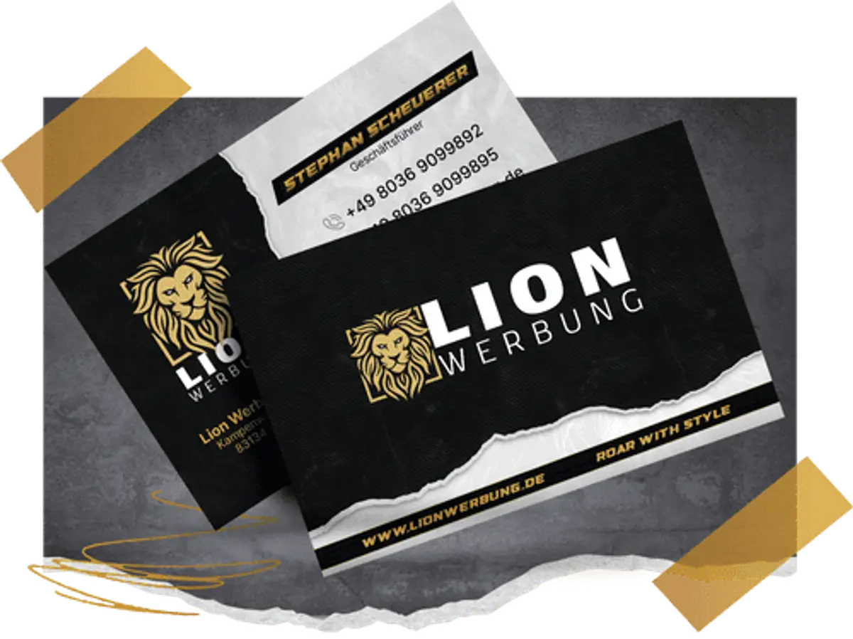 Visitenkarten Design & Druck | Lion Werbe GmbH