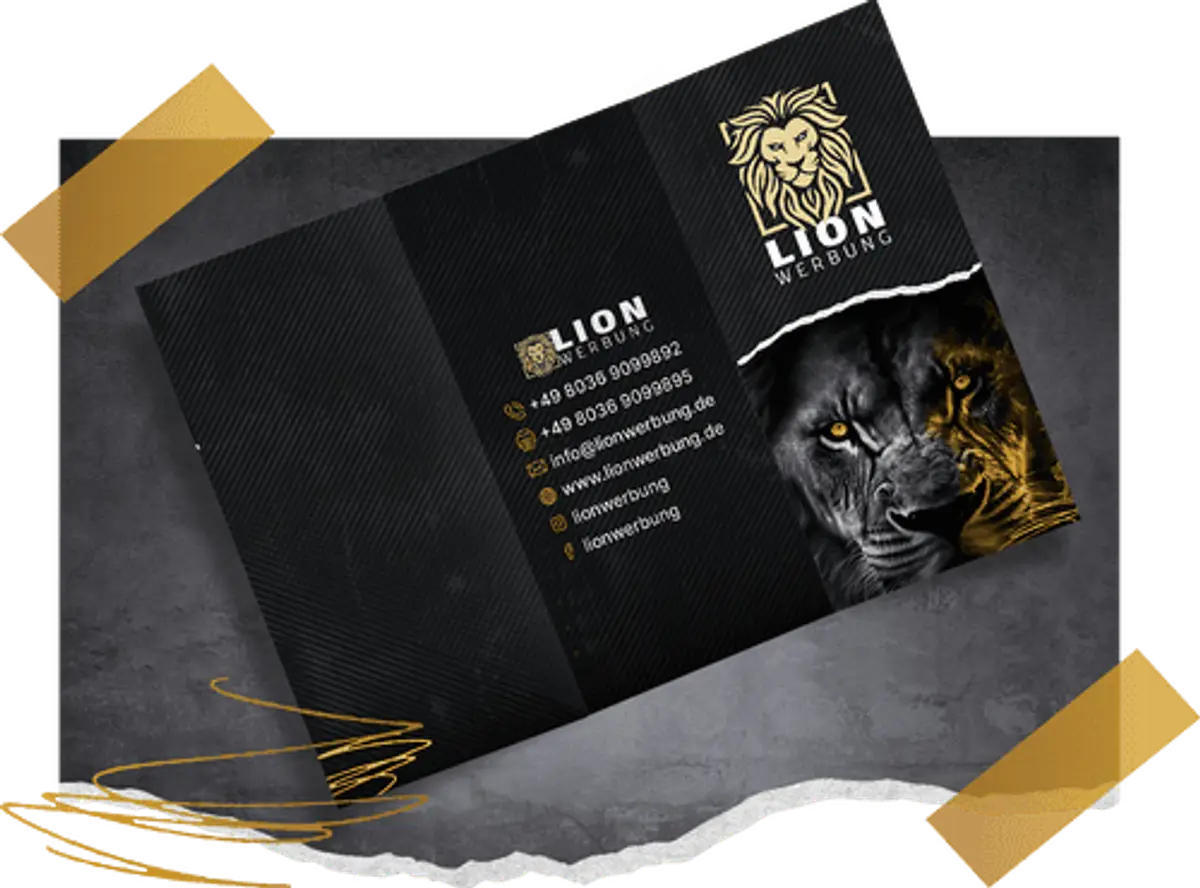 Flyer & Falzflyer drucken in Top-Qualität | Lion Werbe GmbH