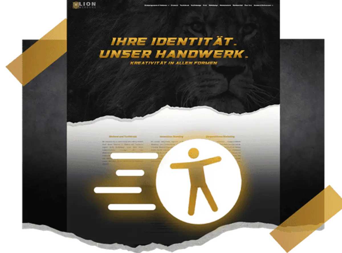 Barrierefreie Websites erstellen lassen | Lion Werbe GmbH
