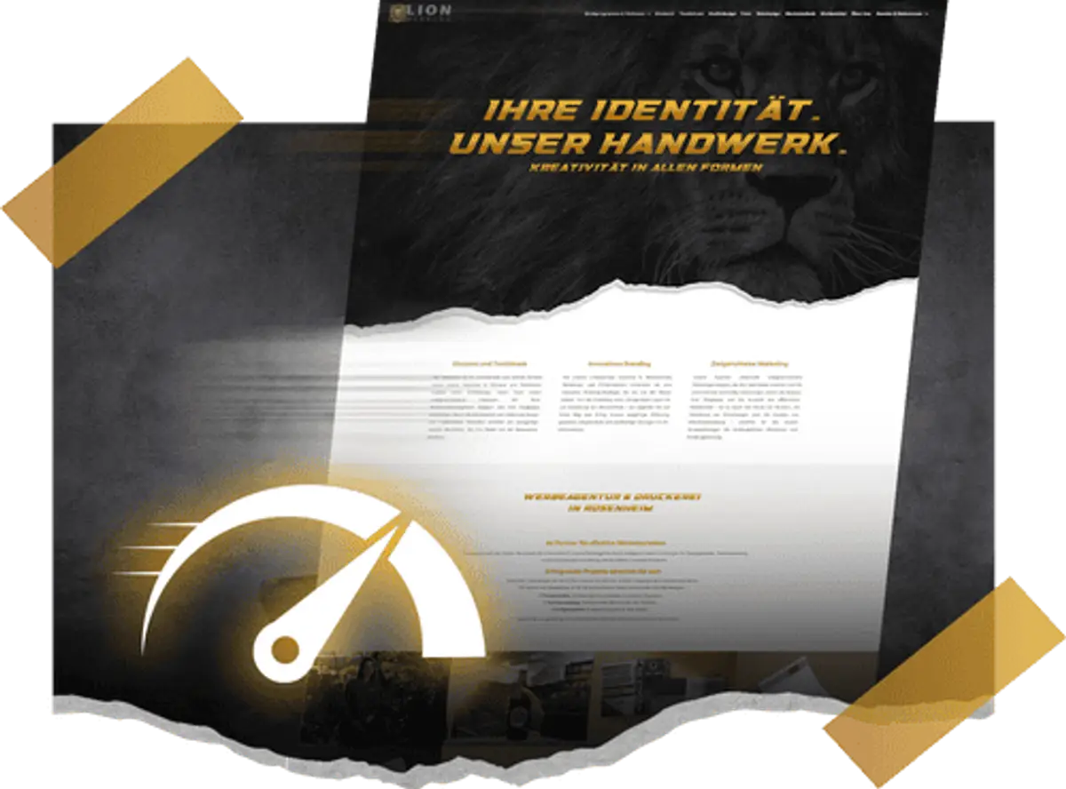 Ladezeiten-Optimierung für Ihre Website | Lion Werbe GmbH