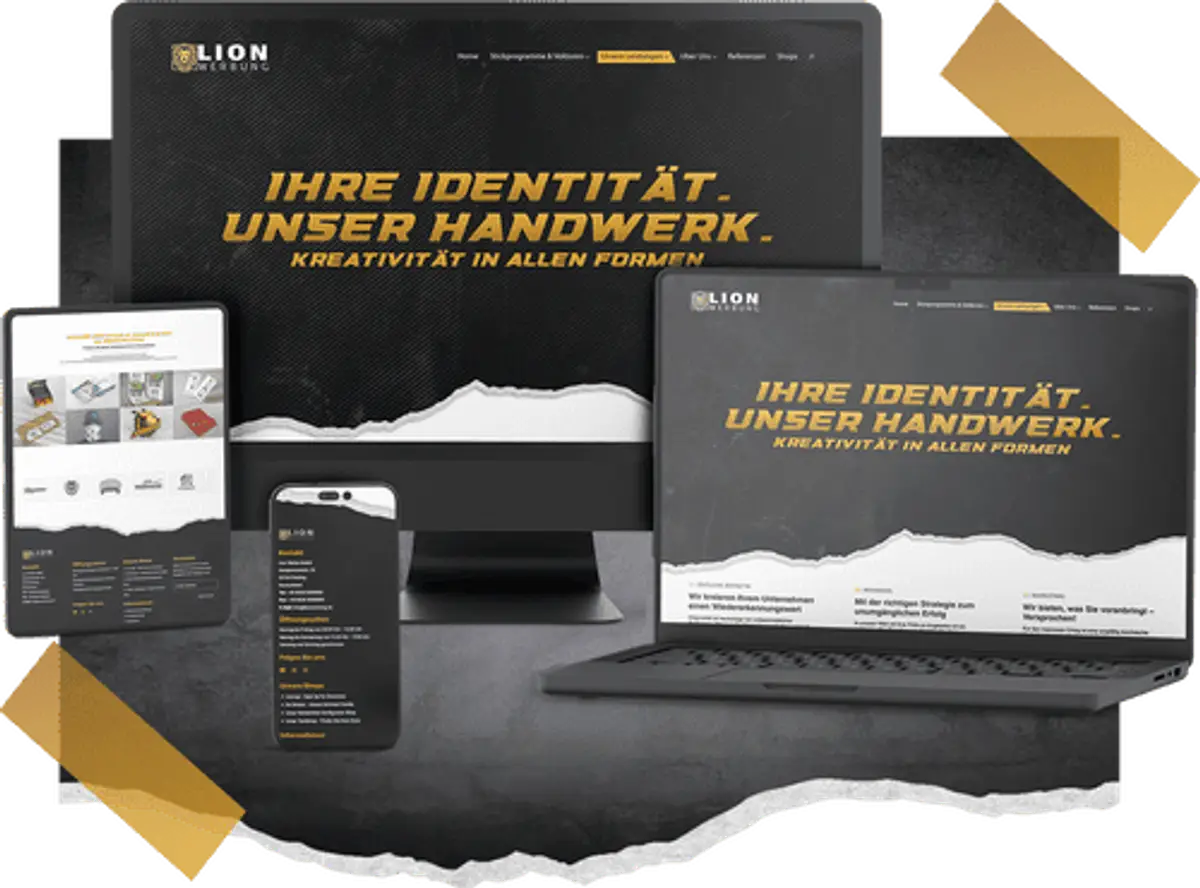 Responsive Webdesign für alle Geräte | Lion Werbe GmbH