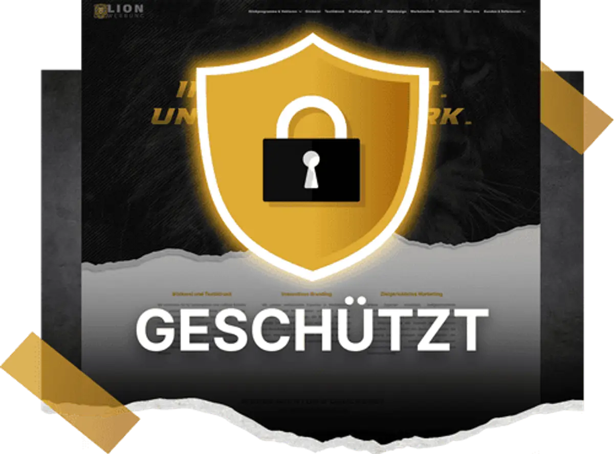 Sicherheit & Datenschutz für Websites | Lion Werbe GmbH