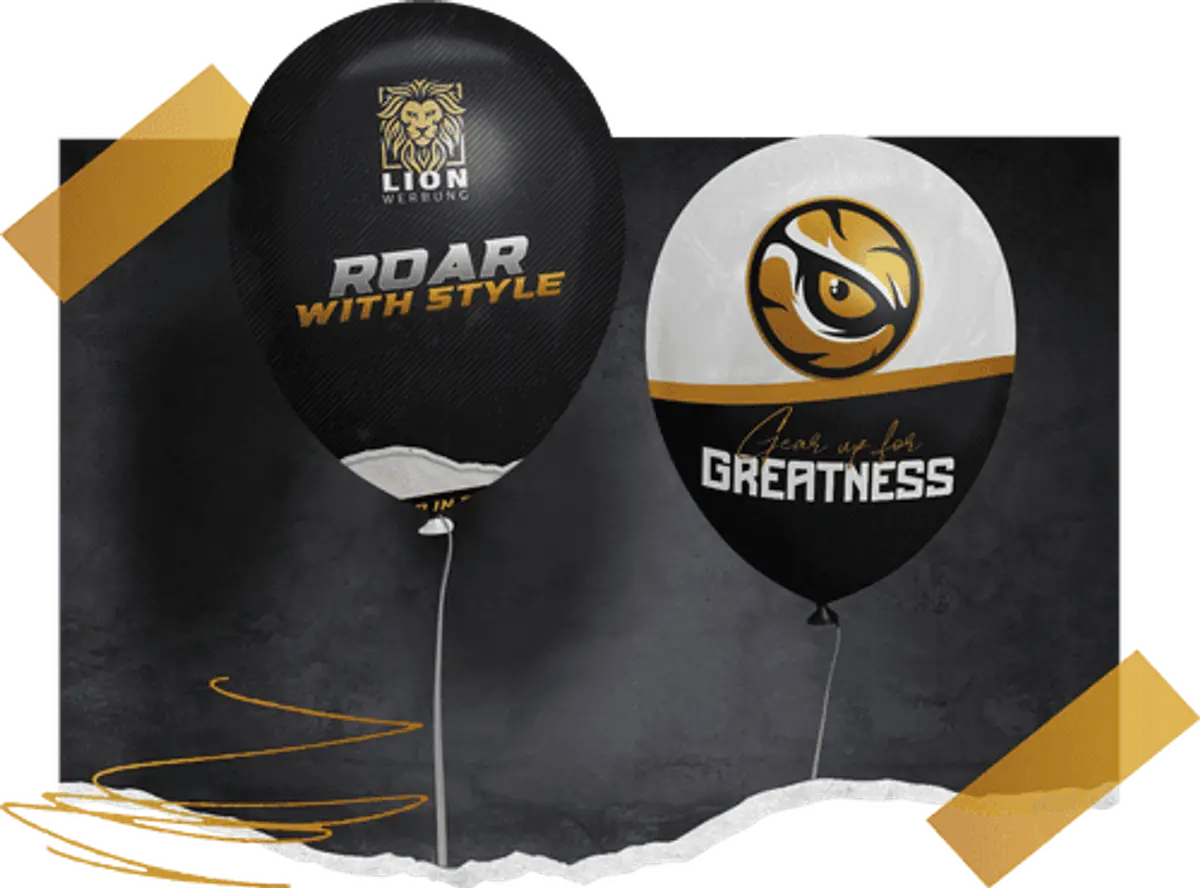 Luftballons mit Logo bedrucken | Lion Werbe GmbH