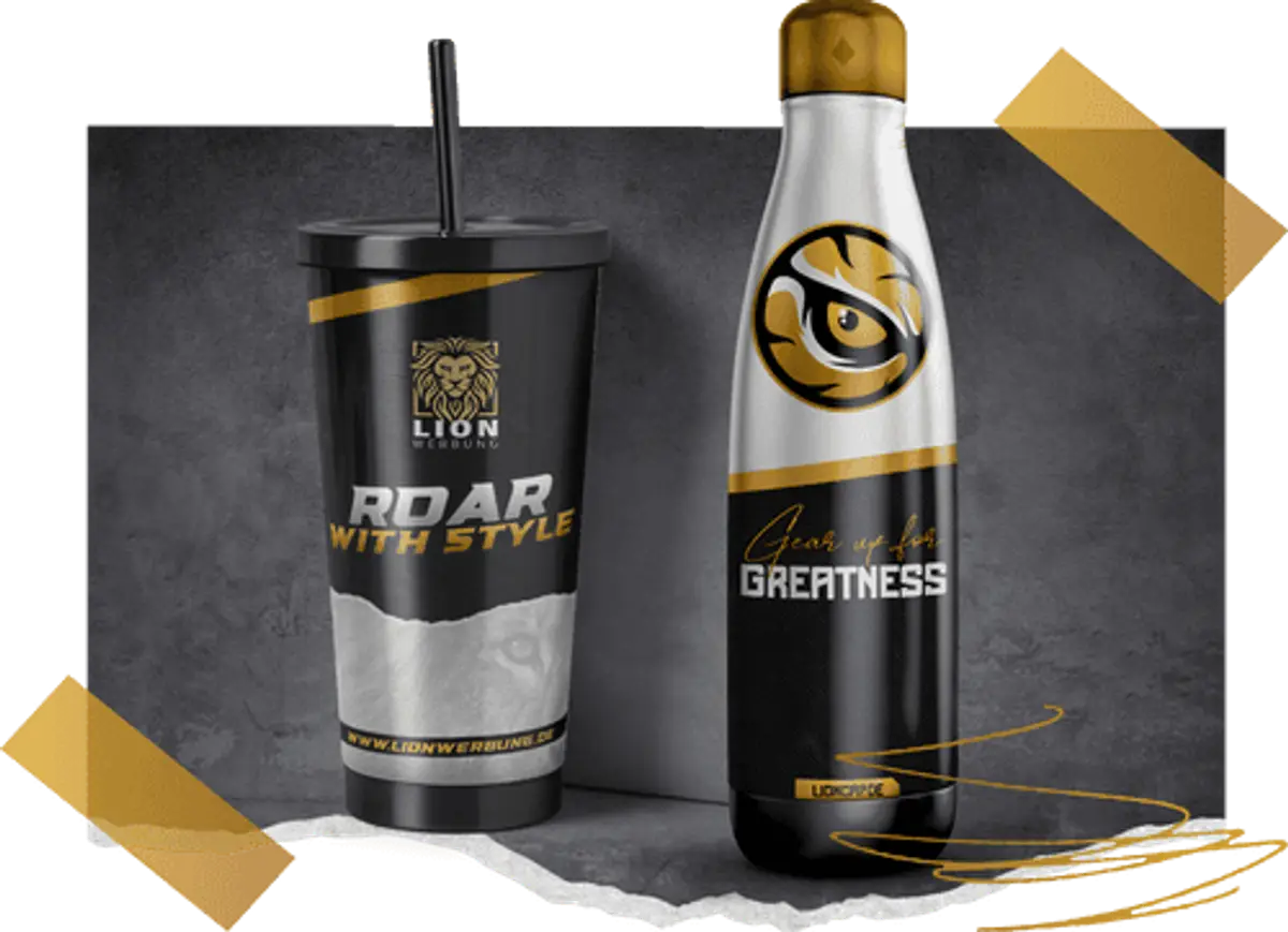 Trink- & Thermobecher mit Logo bedrucken | Lion Werbe GmbH