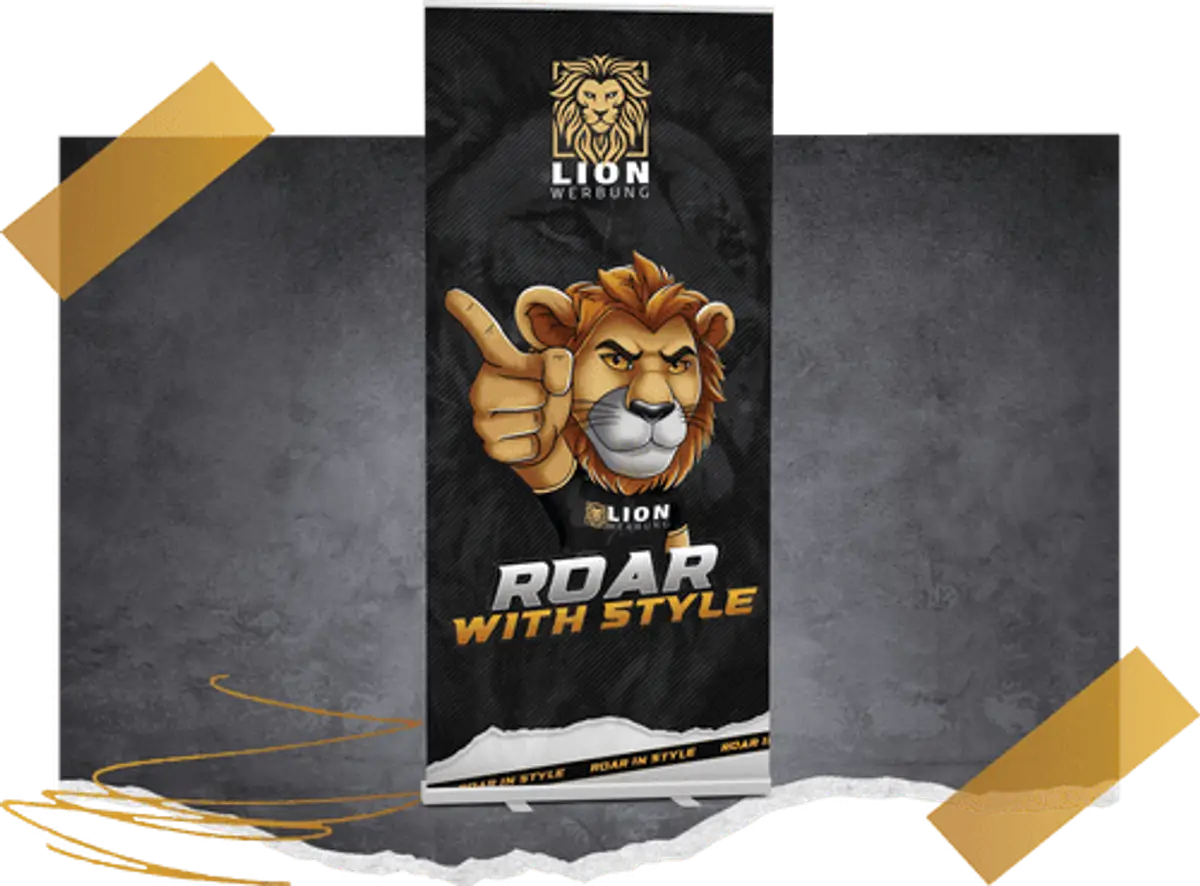 Roll-Up Displays individuell bedrucken | Lion Werbe GmbH