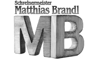 Logo Brandl Matthias Schreinermeister – Graustufen-Version