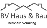 Logo BV Haus und Bau Bernhard Vormittag – Graustufen-Version