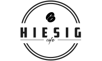 Logo Cafe Hiesig – Graustufen-Version