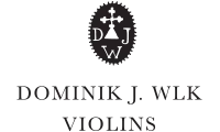 Logo Dominik Wlk Violins – Farbversion