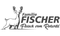 Logo Fischer Rotwild – Graustufen-Version