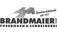 Logo Fußboden Brandmaier GmbH – Graustufen-Version