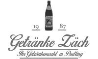 Logo Getränke Zäch Prutting – Graustufen-Version