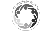 Logo Grundschule Prutting – Graustufen-Version