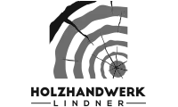 Logo Holzhandwerk Lindner – Graustufen-Version
